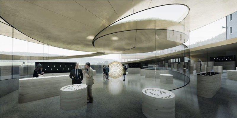 Illustration for article titled Audemars Piguet's New Watch Museum Looks Like Frozen Clockwork